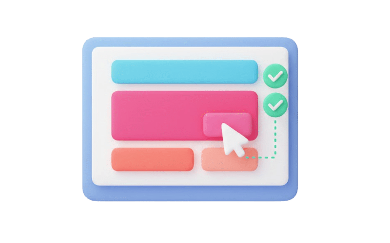 Icono de editor drag and drop para diseñar correos profesionales